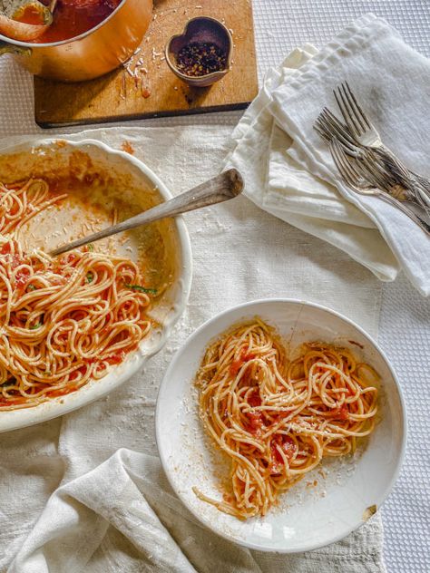 Valentine’s Day Pasta, Valentine Pasta, Best Canned Tomatoes, Quick Pasta, Making Pasta, Italian Table, Quick Weeknight Meals, Pasta Shapes, Plum Tomatoes