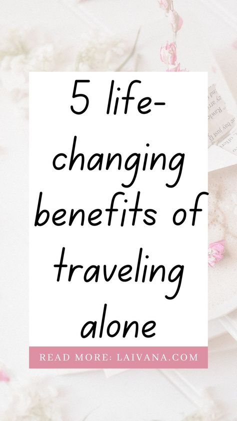 Learn how traveling alone can change your life, what are the benefits of solo traveling, what you will gain from a solo adventure, tips to make the most out of solo trip, and why you should travel on your own. If you want to learn more about solo traveling and all the benefits of traveling alone, this post if for you. Benefits Of Traveling, Traveling Alone Tips, Solo Quote, Tips For Traveling Alone, Vacation Alone, Traveling By Yourself, Solo Vacation, Solo Traveling, Solo Adventure