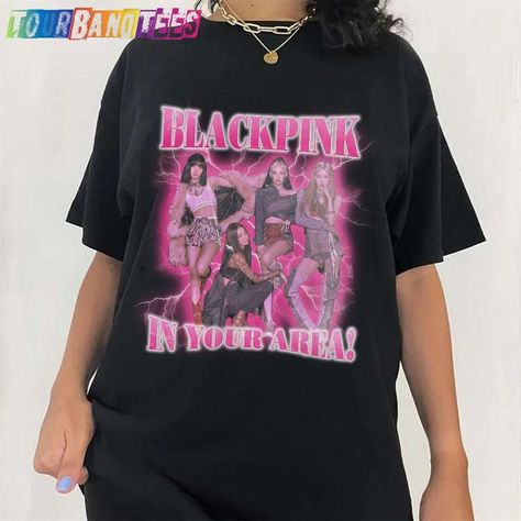 Blackpink Shirt In Your Area Classic Unisex Check more at https://tourbandtees.com/product/blackpink-shirt-in-your-area-classic-unisex/ Blackpink Shirt, Blackpink In Your Area, Unisex T Shirt, Birthday Gift, Black Pink, Gift Ideas, Birthday, Pink, T Shirt