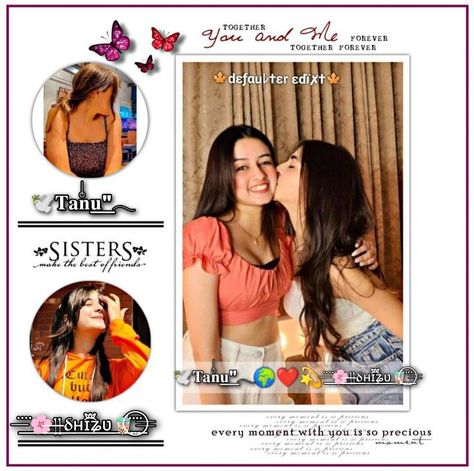 Sister Frame Ideas, Sister Goals Pictures, Bestu Dp, Instagram Couple Dp, Sister Dp, Best Pic For Dp, Pic For Dp, Picture Song, Sister Poses