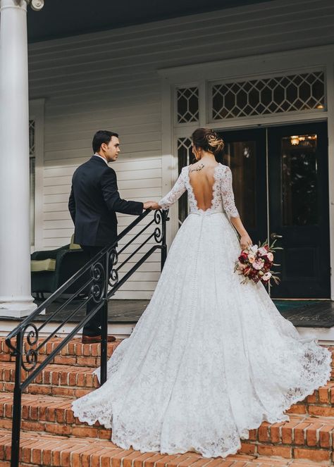 Maggie Bride: Mikayla Burke in CORDELIA | Maggie Sottero Quarter Sleeve Wedding Dress, Elegant Wedding Dresses, Maggie Sottero Wedding Dresses, Boda Mexicana, Classic Brides, Lace Wedding Dress Vintage, Beaded Chiffon, Sleeve Wedding Dress, Lace Wedding Dresses