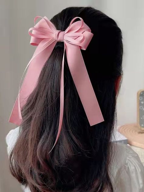 Easy Trendy Hairstyles, Easy Hairstyles For Kids, New Year Hairstyle, Ladylike Style, Easy Hairstyles For Medium Hair, Bow Hairstyle, Clip Hairstyles, Ribbon Hairstyle, Hair Ribbons