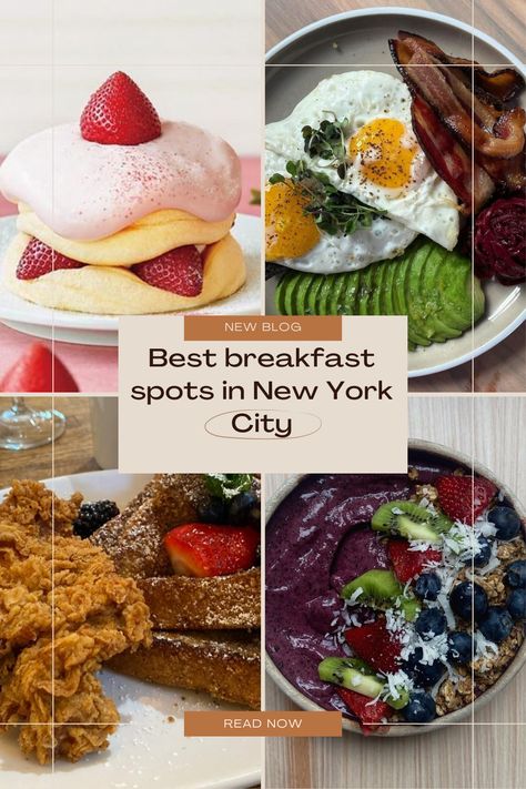 Elevate your mornings with our top picks for the best breakfast spots in New York City. Experience culinary delight like never before. Best Breakfast In Nyc, Breakfast New York, New York Brunch, New York Breakfast, Nyc Breakfast, Cheap Breakfast, Cafe New York, Chelsea New York, Breakfast Cafe