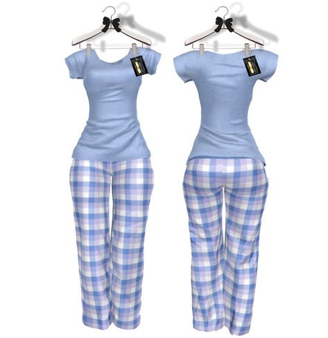 Second Life Marketplace - Pajamas Maitreya Women Pants Outfit, Pink Pjs, Sims 4 Body Mods, Mesh Fashion, Sleep Wear, Cute Pajamas, Sims 4 Clothing, Jogging Pants, The Sims4