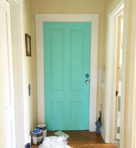 Sherwin Williams Tantalizing Teal SW 6937 door Sherwin Williams Tantalizing Teal, Teal Paint Color, Tantalizing Teal, Teal Paint Colors, Tiffany Room, Teal Paint, Sherwin Williams Colors, Media Room, Sherwin Williams