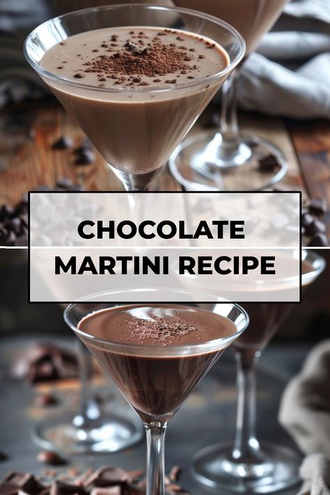 Indulge in a decadent treat with this easy chocolate martini recipe. This rich and creamy cocktail is perfect for a special occasion or just to treat yourself after a long day. Follow the simple steps to mix up this luxurious drink at home in no time. Impress your guests with a delicious chocolate martini that looks as good as it tastes. Whether you're hosting a party or simply unwinding, this recipe is sure to be a hit. Martini Recipes Easy, Strawberry Daiquiri Recipe, Chocolate Martini Recipe, Chocolate Baileys, Daiquiri Recipe, Hosting A Party, Creamy Cocktails, Craft Cocktail Recipe, Desserts In A Glass