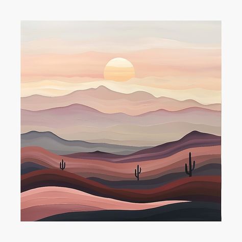 Get my art printed on awesome products. Support me at Redbubble #RBandME: https://www.redbubble.com/i/photographic-print/Modern-Abstract-Mexican-Desert-Landscape-by-MashMashDesign/162244916.6Q0TX?asc=u Minimalist Desert Landscape, Mexican Desert, Grey Scale, Scale Art, Desert Art, Desert Landscape, Sunset Art, Acrylic Pour, Desert Landscaping