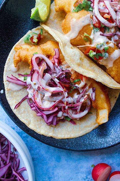 Love from Baja city of California | Baja Fish Tacos | Mextrade Baja Tacos, Baja Fish Tacos, Heritage Recipes, Fish Tacos Recipe, Spicy Salsa, Mexican Heritage, Fajita Seasoning, Bbq Sauce Recipe, Wine Night