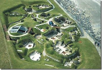 1 Skara Brae 2 Skara Brae, Orkney Islands, Archaeological Site, Scotland Travel, British Isles, Unesco World Heritage Site, Unesco World Heritage, Heritage Site, Aerial View