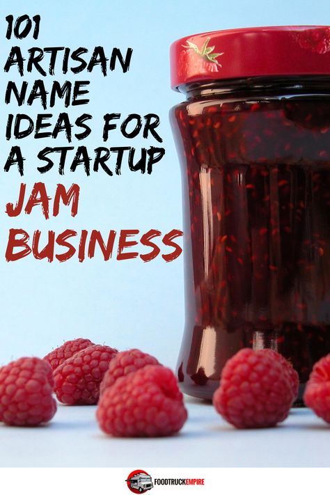 101 Artisan Name ideas for a Startup Jam Business Jam Business Ideas, Jam Business Name Ideas, Cute Business Names Ideas, Jam Branding, Jam Business, Cute Business Names, Catchy Business Name Ideas, Cocoa Fruit, Jam Packaging