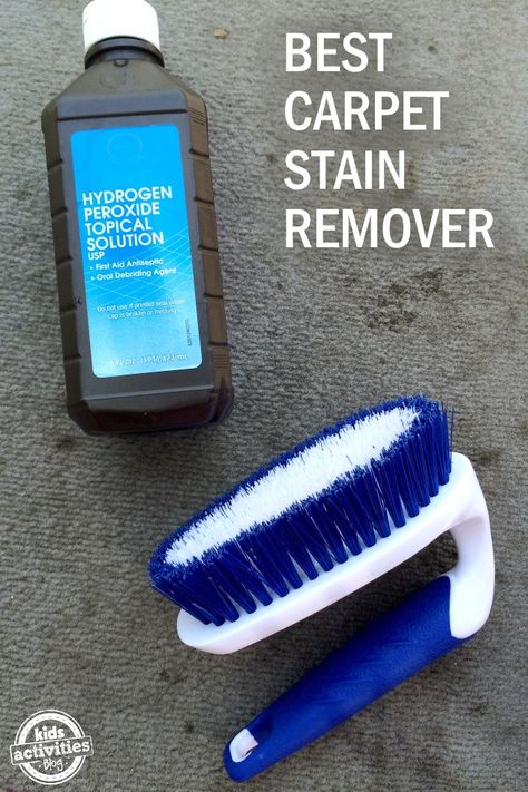 Effective DIY Carpet Stain Remover | Kids Activities Blog Best Carpet Stain Remover, Diy Carpet Stain Remover, Carpet Stain Remover, Carpet Diy, Carpet Stain, Carpet Cleaner Homemade, Cleaning Painted Walls, Cleaning Stuff, Carpet Cleaning Hacks