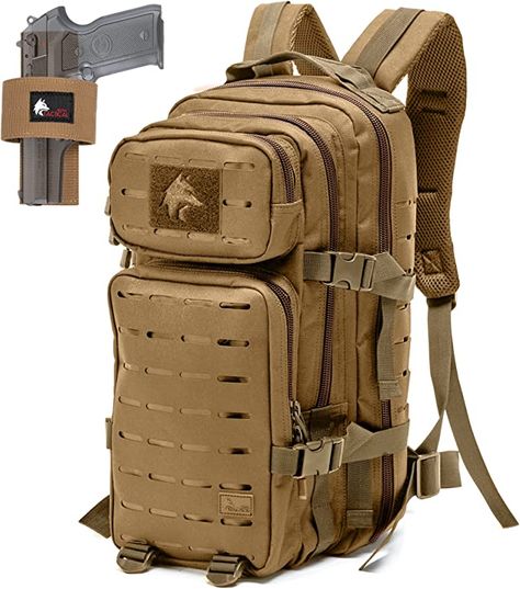 AmazonSmile : WOLF TACTICAL Molle Backpack Small Tactical Backpack Small Concealed Carry Backpack CCW Backpack Bug Out Bag 24L EDC Daypack : Sports & Outdoors Small Tactical Backpack, Molle Backpack, Backpack Small, Tactical Backpack, Bug Out Bag, Small Backpack, Backpack Bags, Medium Size, Bugs