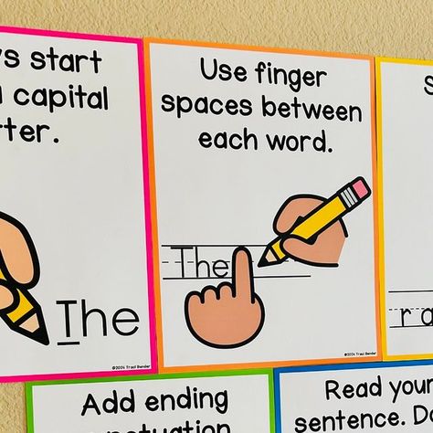 Traci Bender M.Ed, M.S. on Instagram: "✏️NEW Writing Posters are now available to go along with the monthly writing journals!! These also match my Science of Reading Decoding Posters and my Math Strategy Posters too to give you a pleasing and cohesive look!! 👀   ✏️LIKE this post and comment POSTERS for the link. The other posters are all linked in the writing posters description. Be sure to follow to ensure you receive the link.   ⬇️Save for later  🫶🏽Tag a friend  🩷Follow for more   #specialedteacher #kindergarten #preschool #teacher #spedresources #specialeducation #specialedontpt #writingprompts #writingactivities #writingjournal #writingactivities #writingactivity #literacycenters #classroomvisuals #classroomposters #classroomdecor #SoR #mathposters" Math Strategies Posters, Reading Strategies Posters, Decoding Strategies, Writing Posters, Writing Journals, Special Ed Teacher, Science Of Reading, Math Strategies, School Things