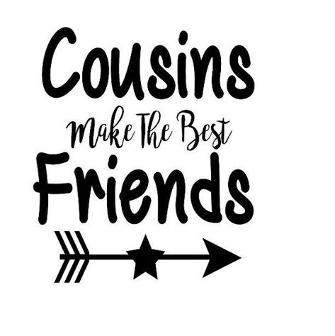 Cousins Make The Best Friends Boy Version by CentralBoutique Quotes About Cousins, Cousins Forever, Friendship Images, Best Cousin, Friendship Quotes Images, Cousin Quotes, Friends Svg, Boutique Shirts, Cousin Gifts