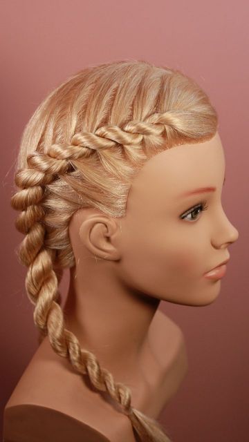 Bob Haircut Square Face, Dutch Rope Braid, Rope Hairstyles, French Rope Braid, Starburst Braid, Braided Twists, Boxing Braids, Braid Rope, Rope Braids