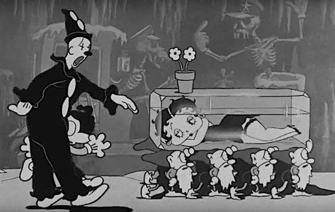 Watch a Surreal 1933 Animation of Snow White, Featuring Cab Calloway & Betty Boop: It's Ranked as the 19th Greatest Cartoon of All Time | Open Culture Betty Boop Snow White, Snow White Wallpaper, 1930s Cartoons, Cab Calloway, Jazz Singer, Black And White Cartoon, Betty Boop Cartoon, Betty Boop Art, Old Cartoons