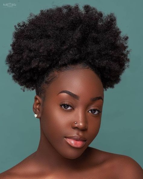 Fake Hair Buns, Reference Anime, Afro Ponytail, 2021 Makeup, Face References, Curly Bun, Bun Hair Piece, Hair Puff, Modeling Photography