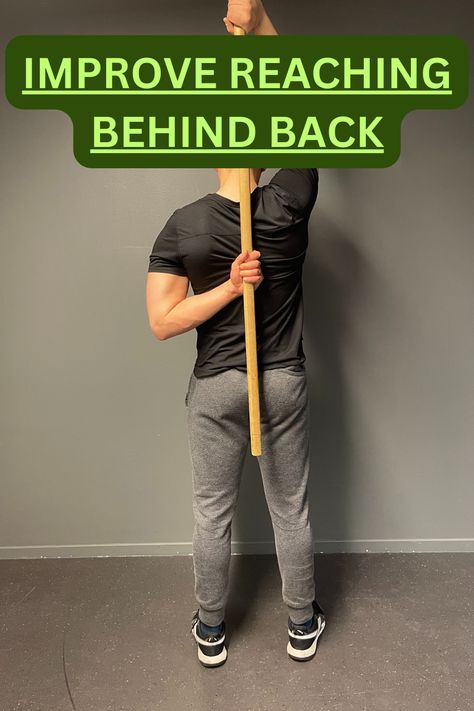 How To Improve Reaching Your Hand Behind Back Hands Behind Back, Flexibility Challenge, Shoulder Stretches, Shoulder Mobility, Tight Shoulders, Back Stretches For Pain, Hand Weights, Behind My Back, Overhead Press