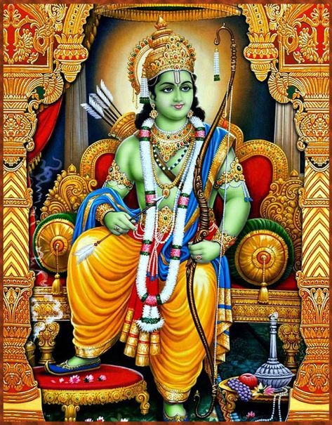 ☀ 𝐉𝐀𝐘 𝐒𝐇𝐑𝐈 𝐑𝐀𝐌 ☀ Shri Ram said: “It is My promise and duty to give all protection to one who surrenders unto Me without reservation.”~Ramayana Lanka-kanda 18.33 Shri Ram Images, Ram Photos Hd, Vishnu Art, Bal Krishna Video, Ram Pic, Shree Ram Photos, Jay Shri Ram, Ram Sita, Rama Image