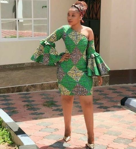 Kitenge Designs Dresses, Nigerian Dress Styles, Kitenge Designs, Ankara Short Gown Styles, Styles Hairstyles, Best African Dresses, Short African Dresses, African Fashion Skirts, Latest Ankara