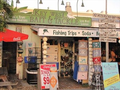 Key West Bait and Tackle - Bait Shops on Waymarking. Bait Shop Aesthetic, Bait And Tackle Shop Ideas, Bait Shop Ideas, Fishing Booth, Bait And Tackle Shop, Fish Shack, Bait Shop, Florida Fishing, Fishing Shack