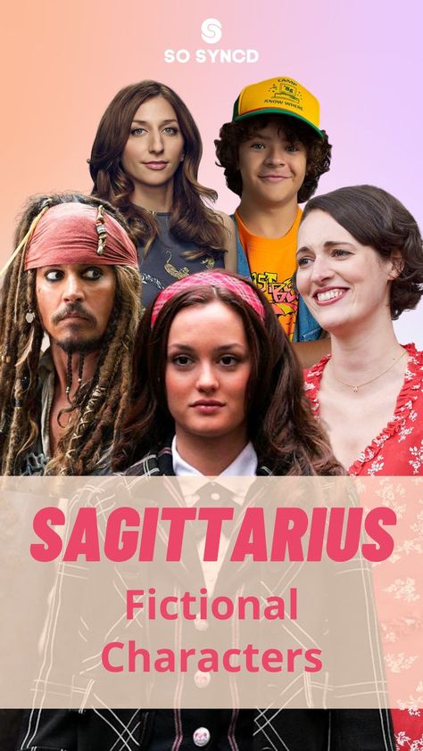 Today we take a look at 21 fictional Sagittarius characters. Sagittarians are born between November 22 and December 21. Sagittarians are known for being optimistic, outgoing, and always up for a good time. They are the life and soul of any party and enjoy being surrounded by people. Freedom is important to people born under this zodiac sign. November Zodiac Sign, Being Optimistic, Surrounded By People, Sagittarius Zodiac Sign, Myers Briggs Personality Types, Zodiac Signs Sagittarius, Myers Briggs Personalities, Sagittarius Zodiac, Captain Jack Sparrow