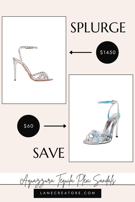 The Aquazzura Tequila Plexi Sandals are iconic heels, but they unfortunately come with a hefty designer price tag. To get this glamorous look for less, read this article and discover the ultimate Aquazzura Tequila Dupe! Butterfly Sandals, Papillon Butterfly, Aquazzura Shoes, Flower Sandals, Perfect Heels, Beautiful Heels, Flats Outfit, Rhinestone Sandals, Price Tag