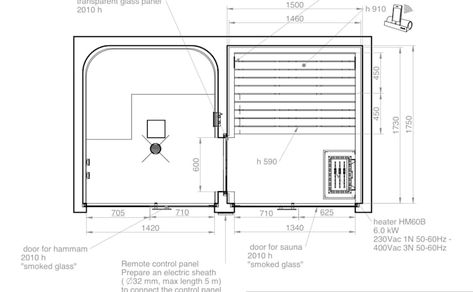 The plan: Spa by Steam and Sauna Innovation Steam And Sauna Design, Sauna Layout, Modern Saunas, Sauna Steam, Sauna Steam Room, Restroom Design, Steam Sauna, Sauna Design, Steam Bath