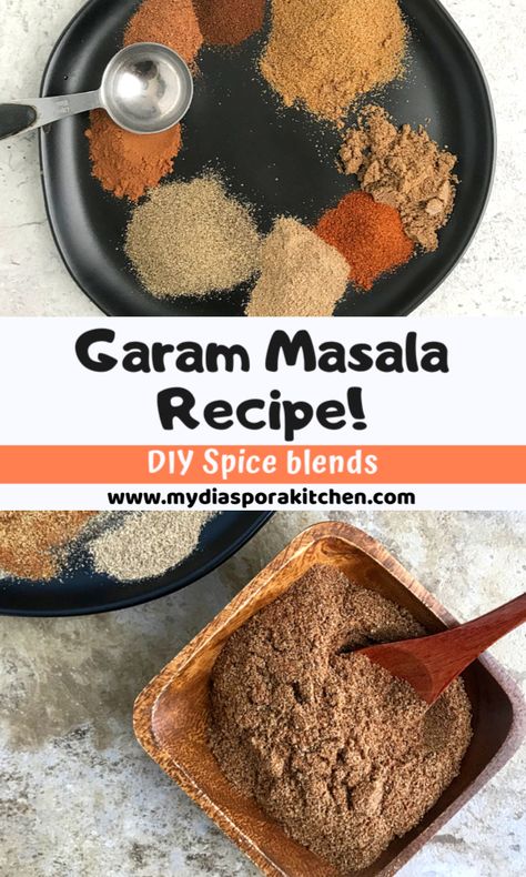 Masala Spice Blend, Homemade Garam Masala, Garam Masala Recipe, Garam Masala Spice, Homemade Spice Mix, Spice Blends Recipes, Food Fusion, Masala Spice, Spice Mix Recipes