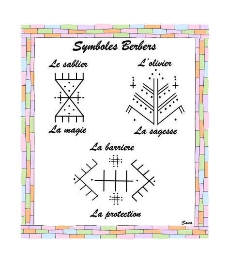 Berber symbol meaning, tattoo drawings inspired from Berber culture, tattoo ideas Berber Symbols Meaning, Berber Tattoo Meaning, Berber Tattoo Symbols, Couples Symbols, Tattoo Ideas Drawings, Henna Doodle, Berber Tattoo, Berber Culture, Symbols Tattoo