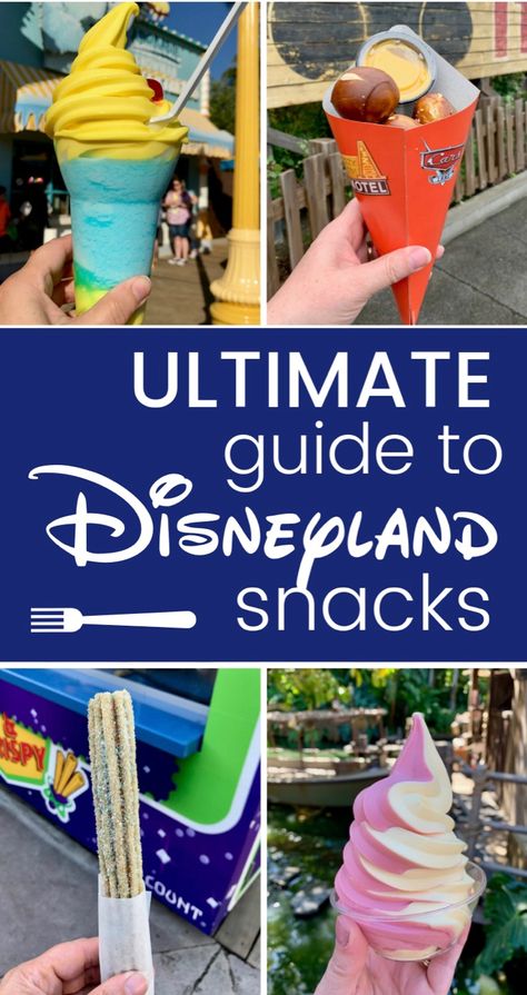 Disneyland Snacks Ultimate Guide - Thrifty & Thriving Disneyland Treats, Best Disneyland Food, Disneyland Trip Planning, Disneyland Snacks, Disneyland Vacation Planning, Disneyland Restaurants, Disneyland Secrets, Vacation 2023, Disneyland Planning