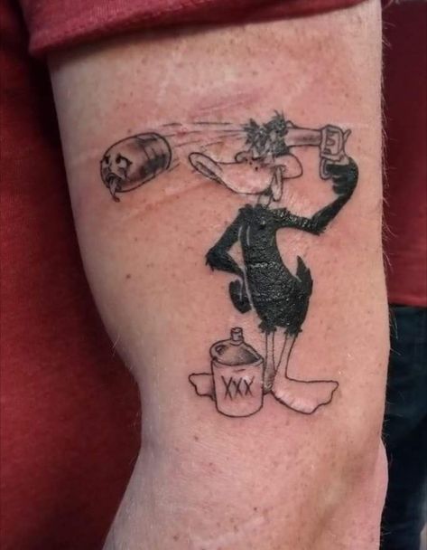 Daffy Duck Tattoo, Ink Poisoning, Duck Tattoos, Soul Tattoo, Routine Tips, Beauty Routine Tips, Cartoon Tattoos, Daffy Duck, Atticus