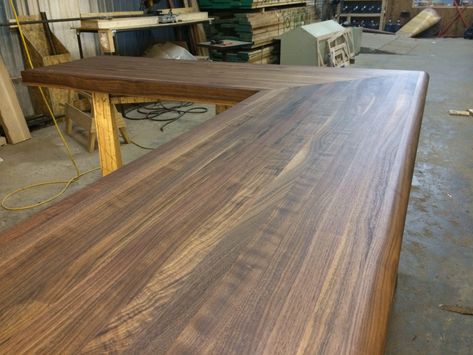 Index Black Walnut Countertop, Walnut Countertops, Walnut Countertop, Cabinets Colors, Butcher Block Top, Kitchen Craft, Coffee Bars, Craft Area, Kitchen Crafts