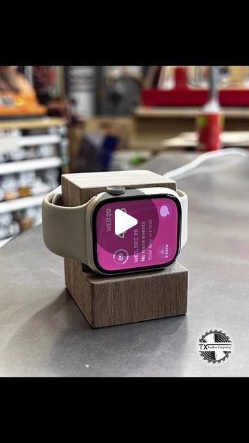 Diy Watch Charging Stand, Diy Watch, Instagram Reach, Apple Watch Charging Stand, Make A Gift, Diy Wood Projects, Tis The Season, Wood Projects, Apple Watch