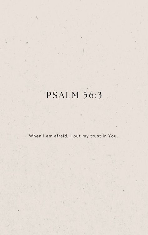 Psalms 56:3 Tattoo, Psalms Quotes Tattoos, Psalm 56:3 Tattoo, Dainty Bible Verse Tattoos, Small Tattoos Bible Verses, Psalm 56:3, Small Bible Verse Tattoos For Women, Small Bible Verses, Small Scripture Tattoos