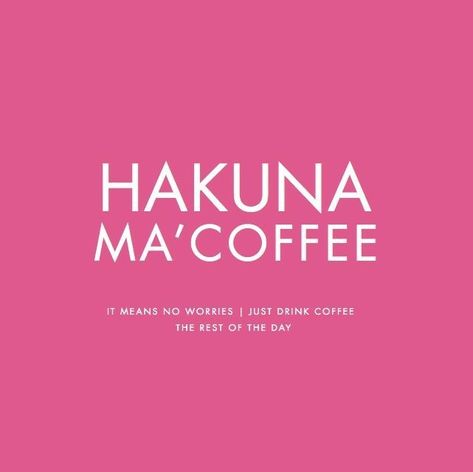 Hakuna Ma'Coffee ;)☕ Kaffe Humor, Inspirational Coffee Quotes, Coffee Jokes, Coffee Quotes Funny, Funny Coffee Quotes, Coffee Obsession, Coffee Is Life, Memes Humor, Visual Statements