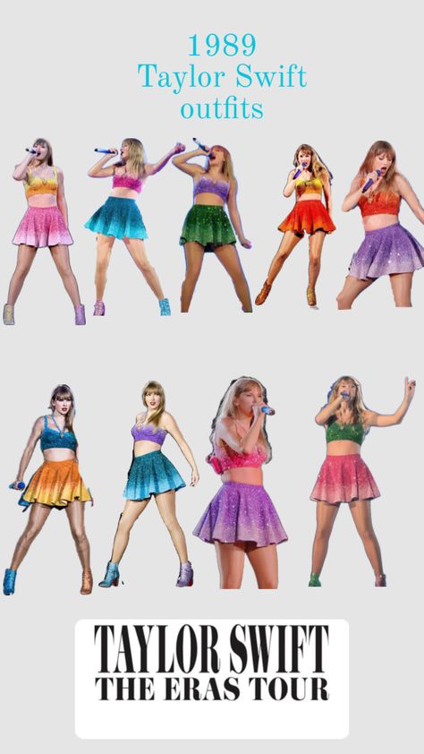 TAYLOR SWIFT’s 1989 era outfits🩵 #outfit #1989taylorswift #1989era #erastour #taylorswift 1989 Era Outfits, 1989 Dress, Taylor Concert Outfit, 1989 Outfits, Taylor Swift Concert Outfit Ideas, Taylor Swift Concert Outfit, Era Outfits, Taylor Concert, Concert Outfit Ideas