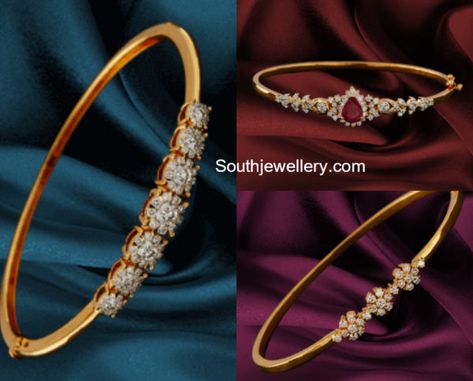 Bangle Models, Khazana Jewellery, Gold Bracelet Simple, Diamond Bracelet Design, Gold Rate, Gold Pendant Jewelry, Jewelry Bracelets Gold, Gold Armband, Gold Ring Designs