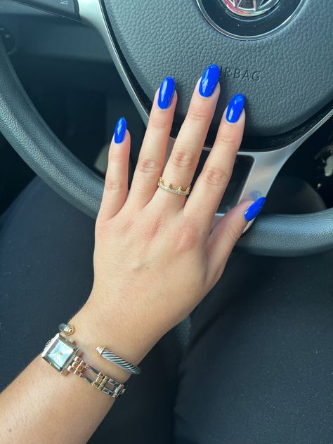 Nails, nail, blue nails, fall nails, almond nails, nail inspo, nail aesthetic inspiration Blue Nails Fall, Blue Nails Inspiration, Fall Nails Almond, Blue Almond Nails, Nail Aesthetic, Nails Fall Nails, Full Blue, Nail Blue, Nails Almond