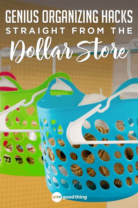 Getting organized shouldn't cost a fortune! Check out these 9 genius dollar store organizing ideas that will help you control clutter on a budget. #organization #dollarstoreorganizing Clever Organizing Ideas, Dollar Store Organizing Ideas, Dollar Tree Storage, Magazine Organization, Dollar Tree Organization, Cheap Organization, Creative Closets, Space Organization, Organizational Tips