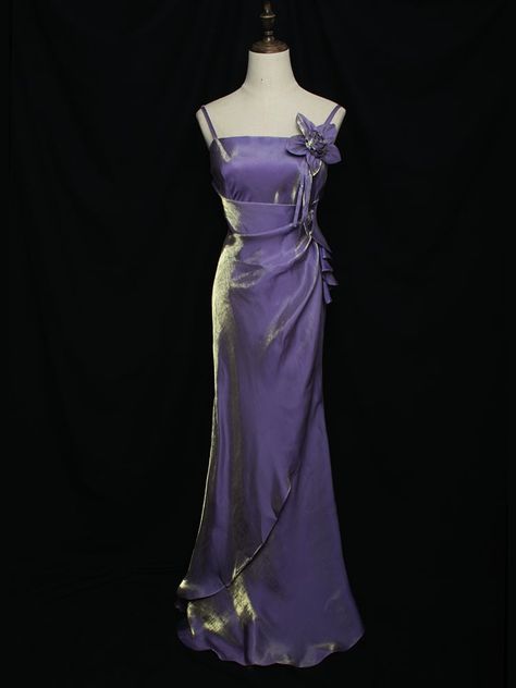 Purple Vintage Floral Embellished Sheath Gown Evening Dress Purple Dress Evening, Orchid Prom Dresses, Purple And Black Masquerade Dress, Simple Long Purple Dress, Purple Empire Waist Dress, Short Vintage Dresses, Purple Greek Goddess Dress, Enchanted Forest Prom Dresses Blue, Dark Purple Homecoming Dress Short