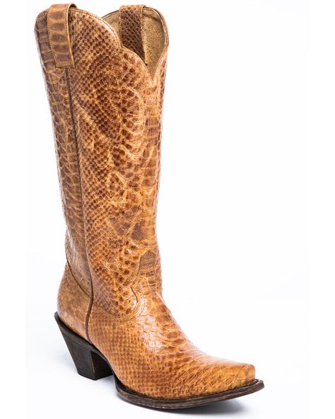 Women's Just Country Boots - Boot Barn Idyllwind Boots, Snakeskin Cowboy Boots, Brown Western Boots, Womens Cowgirl Boots, Country Boots, Cow Skin, Western Boots Women, Leather Cushion, Girls Wear