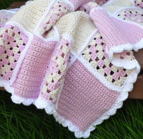 il_570xN.33929487 Sweet Dreams Baby, Crocheted Baby Blanket, Crocheted Blanket, Crochet Blanket Afghan, Baby Afghan Crochet, Baby Blanket Pattern, Granny Square Crochet Pattern, Baby Blanket Crochet Pattern, Crochet Squares