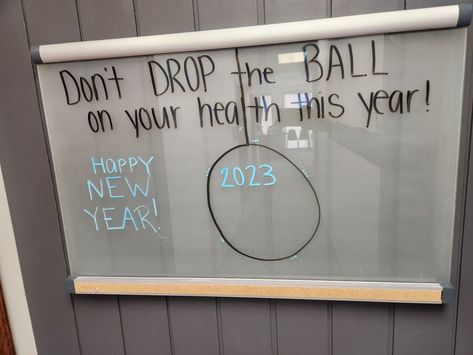 January Chiropractic Boards, New Year Chiropractic Quotes, New Year Chiropractic Boards, Winter Chiropractic Boards, Chiropractic New Year, Chiropractor Board Ideas, January Chalkboard, Chiropractic Office Decor, Chiropractic Humor