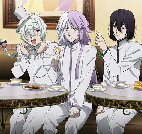 Doa Trio, Bungou Stray Dogs Characters, Bongou Stray Dogs, Stray Dogs Anime, Discord Server, Stray Dogs, 귀여운 동물, Bungo Stray Dogs