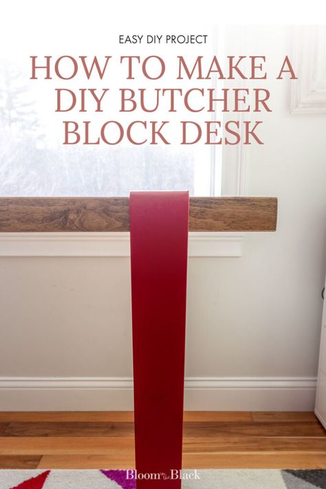 Crafting your own butcher block desk can be a great way to upgrade your home office. This DIY project is surprisingly easy and the resulting desk is stylish and functional. With some simple materials and a few hours of work, you can build a beautiful piece for your workspace that will last for years to come. Butcher Block Desk Top, Butcher Block Diy, Stained Butcher Block, Build Your Own Desk, Butcher Block Desk, Ikea Butcher Block, Rattan Desk, Diy Butcher Block, Tiny Desk