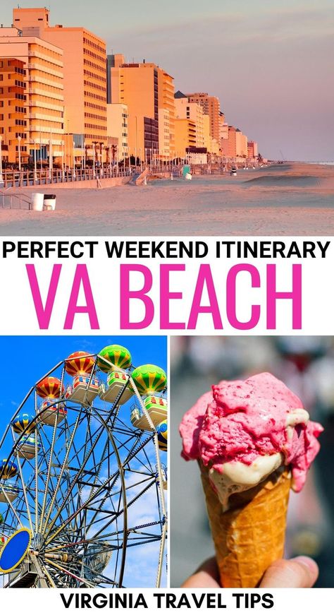 Day Trips In Virginia, Beach Itinerary, Williamsburg Vacation, Things To Do In Virginia, Virginia Beach Vacation, Hampton Virginia, Beach Winter, Virginia Vacation, Va Beach