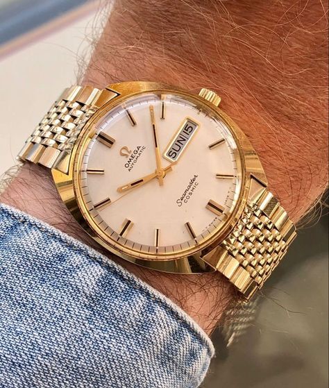 Gold Watch Outfit, Gold Watches For Men, Mens Watch Brands, Gents Watch, Trendy Watches, Outfits Hombre, Ice Watch, Mens Fashion Watches, Amazing Watches