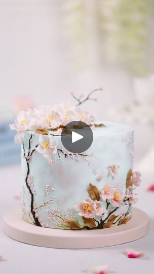 108K views · 6K reactions | 🌸Create the perfect plum fondant cake with me😉
So amazing ,looks so real 🍂Hope you like this cake decorating tutorial😚Feel free to message me if you are interested in these flower molds. Always happy to help😙

#tutorial #foodphotography #plumcake #flowercakeclass #foodphotographyandstyling #reelsinstagram #foodgasm #tasty #dessert #video #inspiration #instagood #reels #cakeart #sugarart #cakeideas #LoveCelebration #BeautifulMoments #fondant #fondantcake | shaniabelle fondant | Global Genius · Fallen In Love Cake Decorating Tutorials Videos, Fondant Flower Tutorial, Fondant Flower Cake, Cake Classes, Tasty Dessert, Video Inspiration, Decorating Videos, Plum Cake, Fondant Flowers