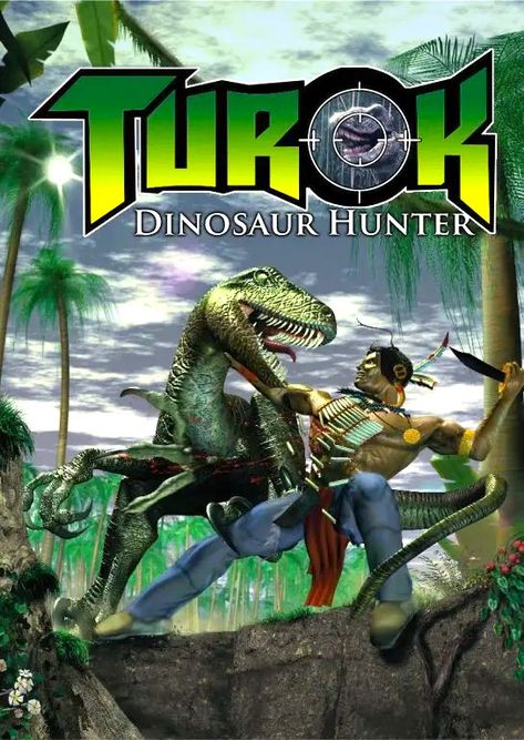 Turok Dinosaur Hunter, Video Game Ads, Dinosaur Hunter, Pc Games Setup, Retro Games Poster, Playstation One, Game Ads, Land Of The Lost, Evil Games